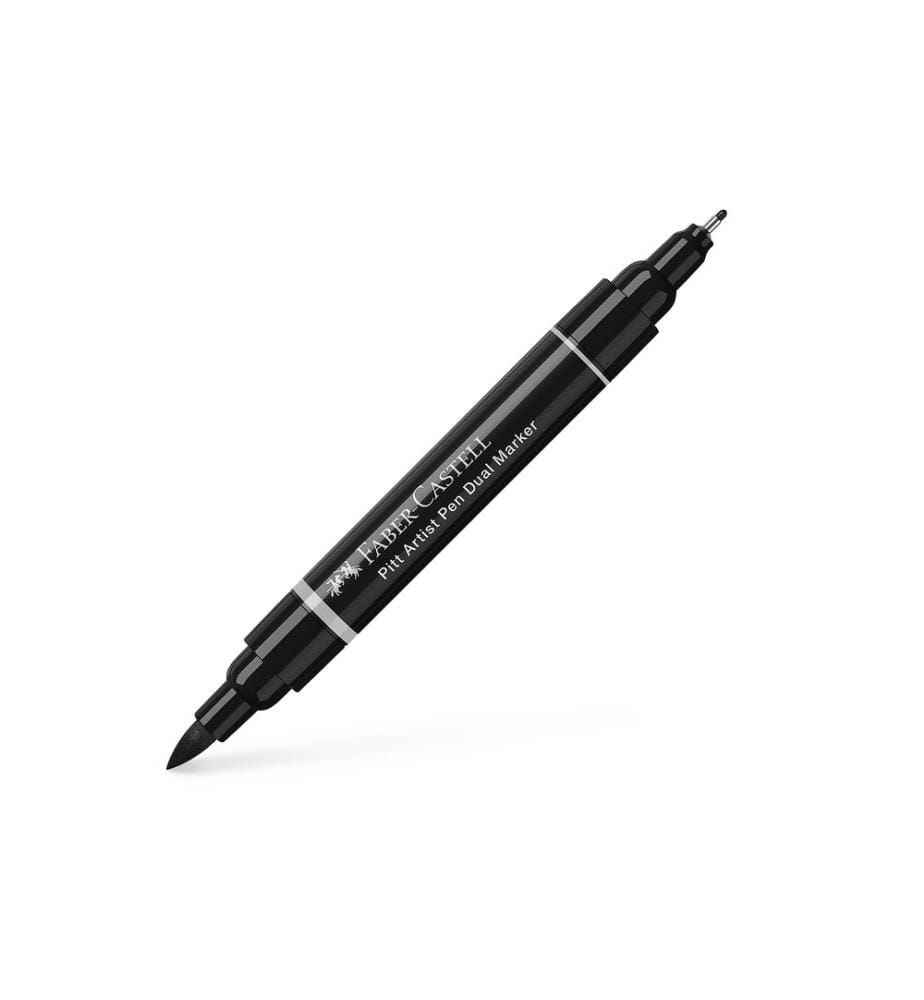 Faber-Castell Crayon à encre de Chine Pitt Artist Pen Dual Noir