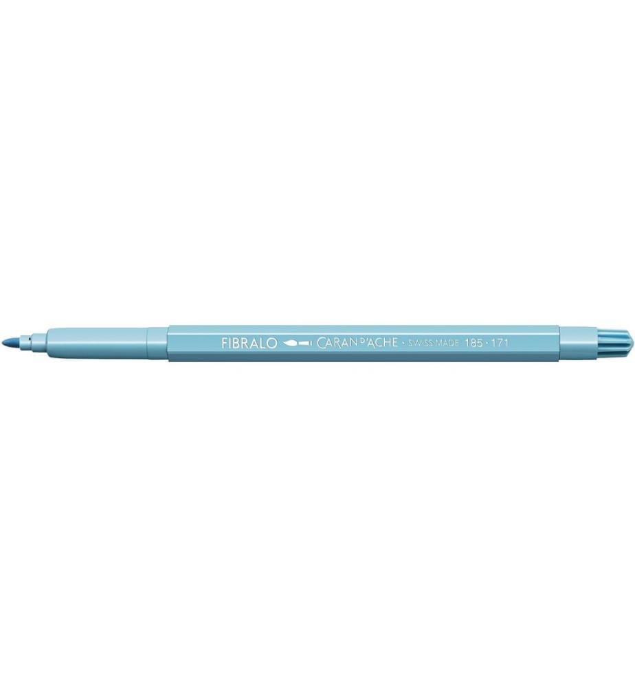 CARAN D'ACHE - Crayon feutre Fibralo 1 pièce, bleu turquoise
