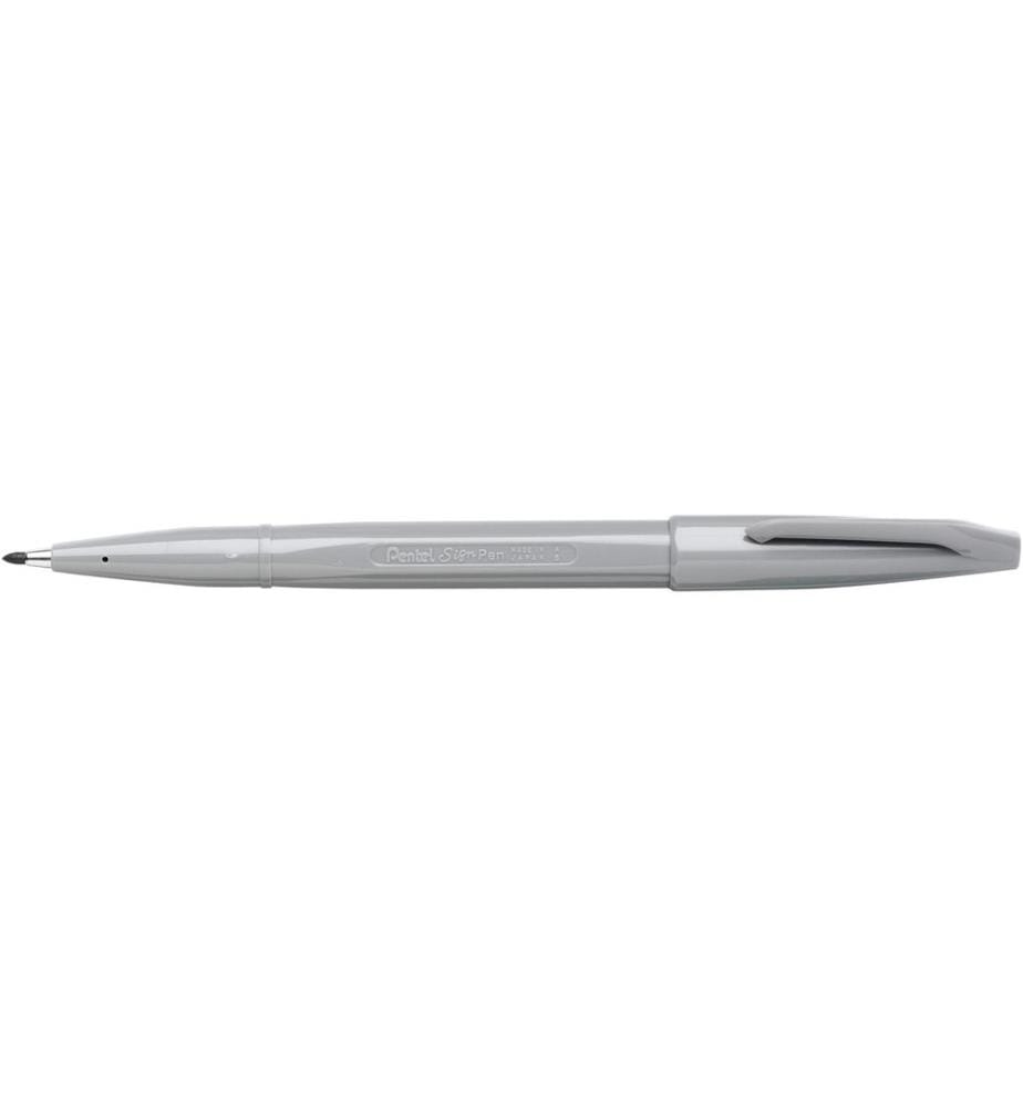 PENTEL - Crayon feutre Sign-Pen s520 1.0 mm, gris
