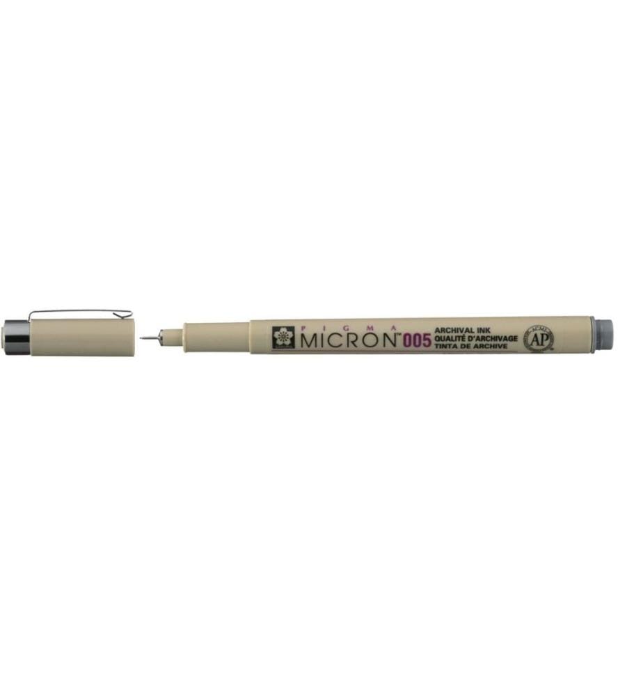 SAKURA - Fineliner Pigma Micron 005 0.2 mm, gris froid