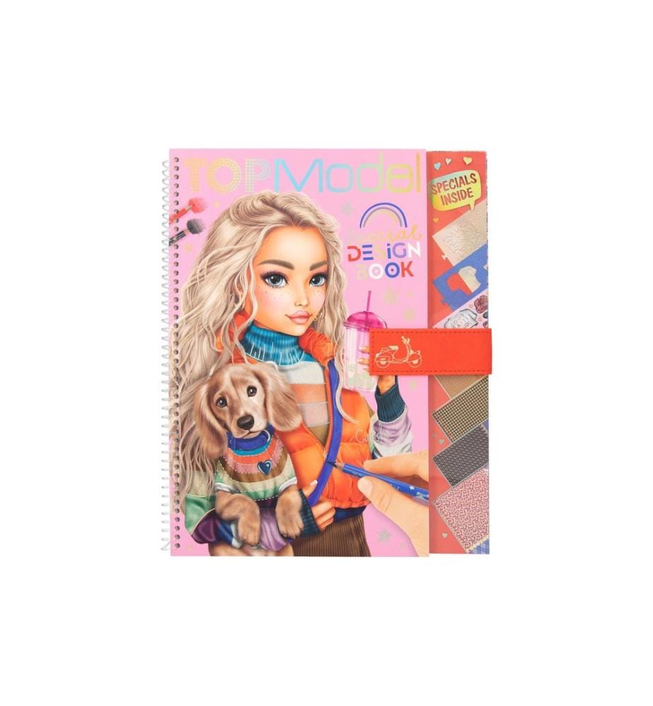 Topmodel - Cahier à colorier Design Book Top Model 60 pages