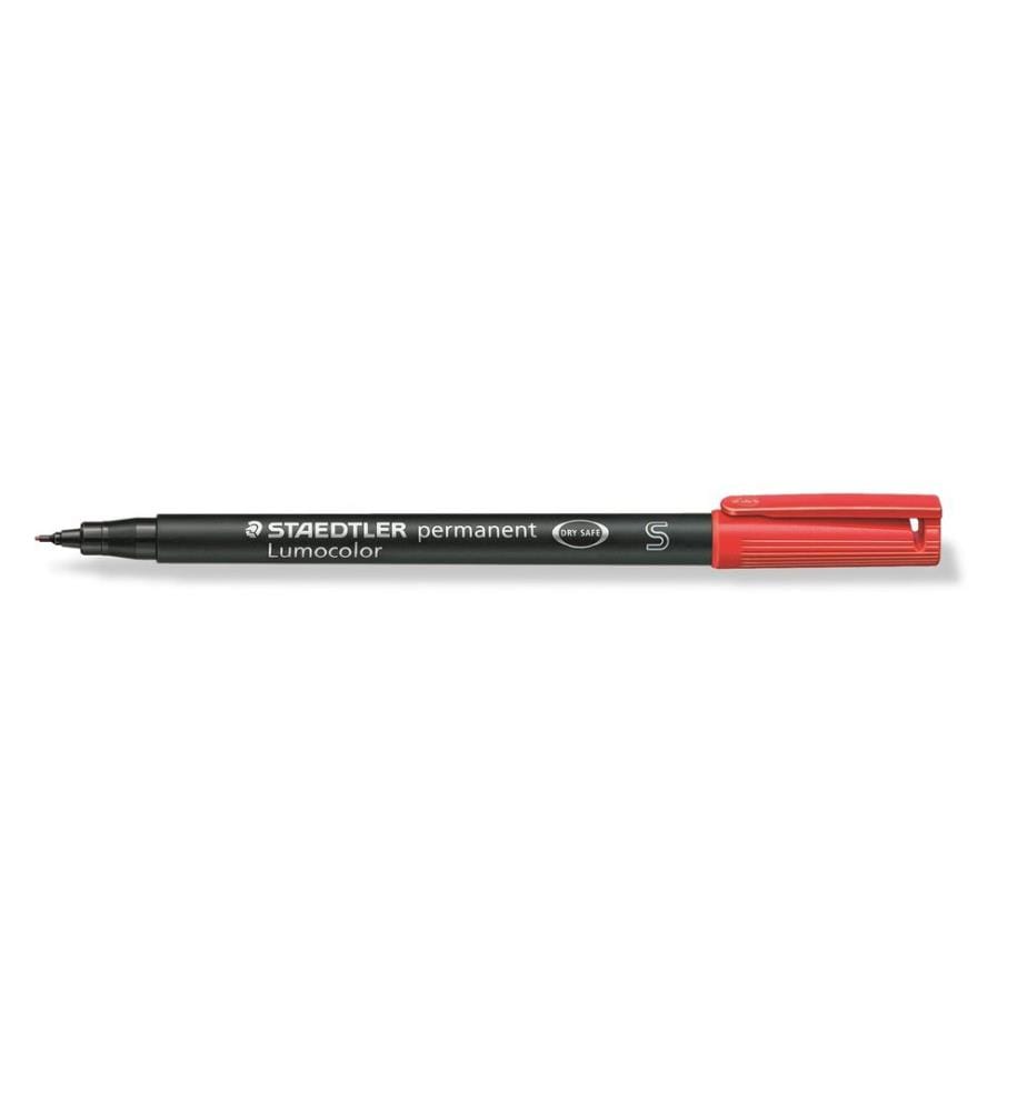 STAEDTLER - Stylo à feuilles Lumocolor 313 S Rouge, permanent, 10 pièces