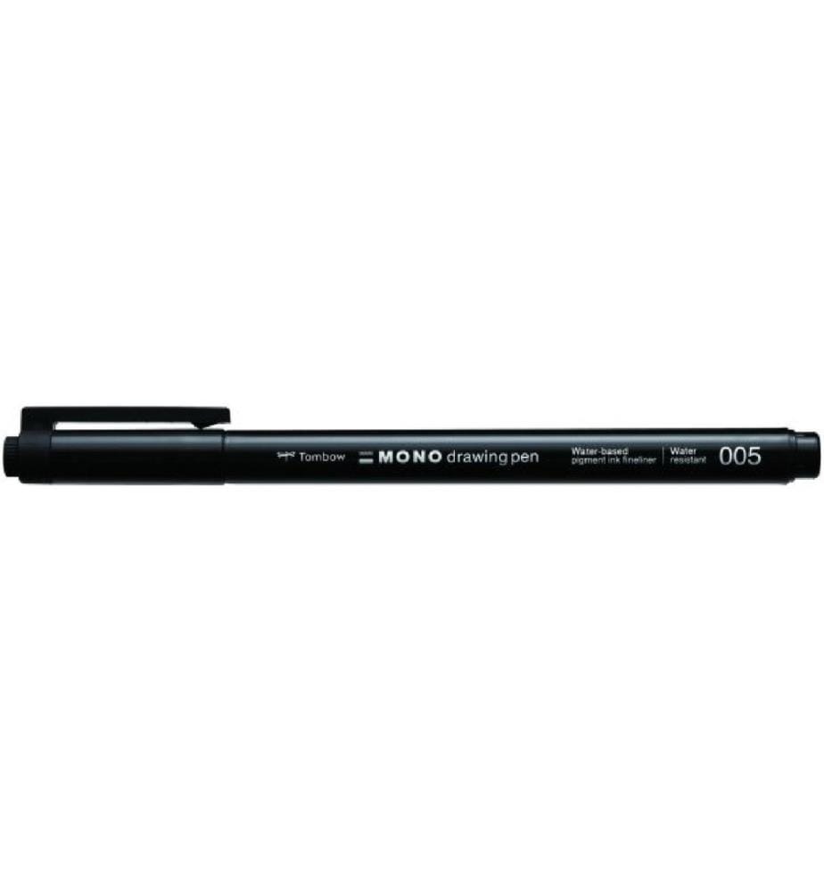 TOMBOW - Fineliner MONO drawing pen 0.2 mm, Noir