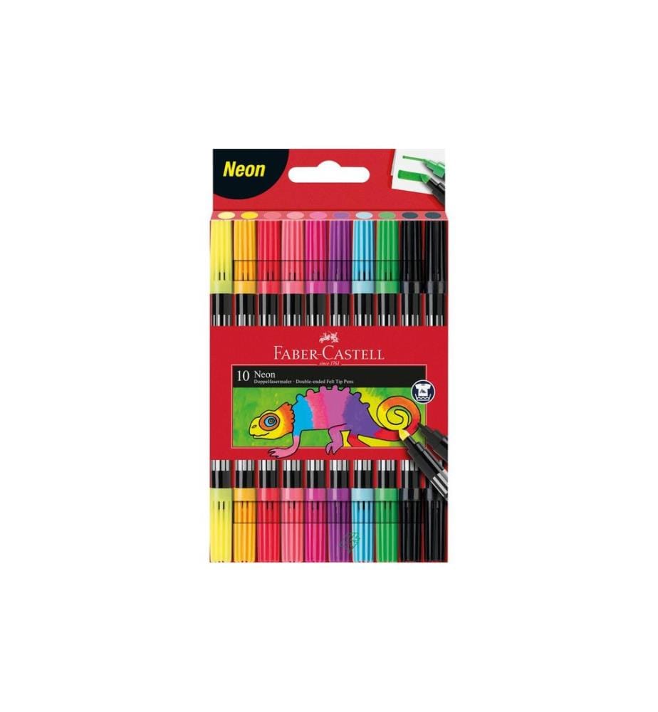 Faber-Castell Crayon feutre Néon 10 pièces