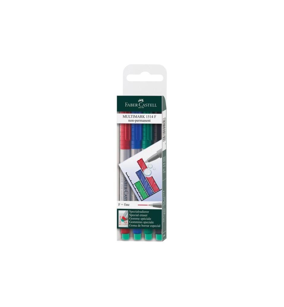 Faber-Castell Stylo à feuilles amende 4 pcs. caisse