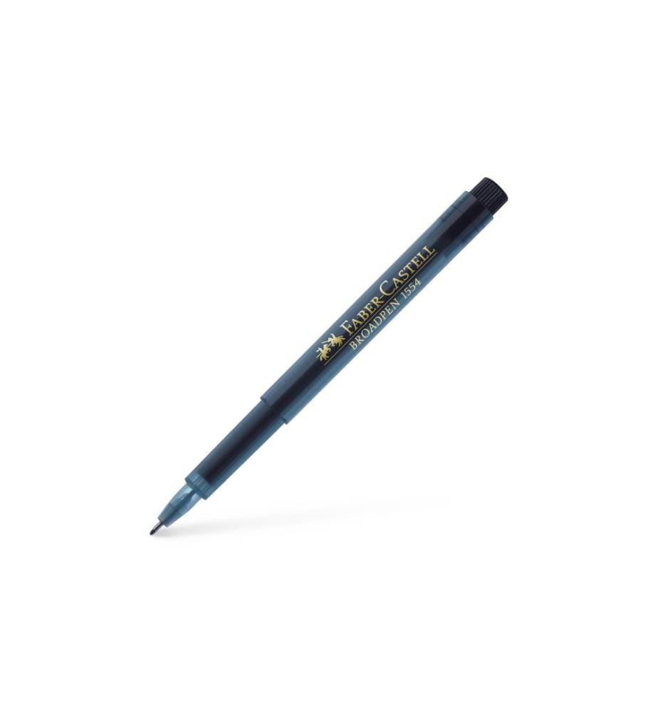 Faber-Castell Fineliner Broadpen 1554 0.8 mm, Noir