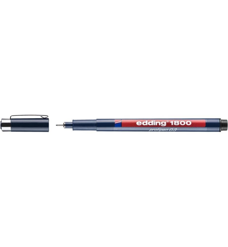 EDDING - Profipen 1800 0.35 mm, Noir