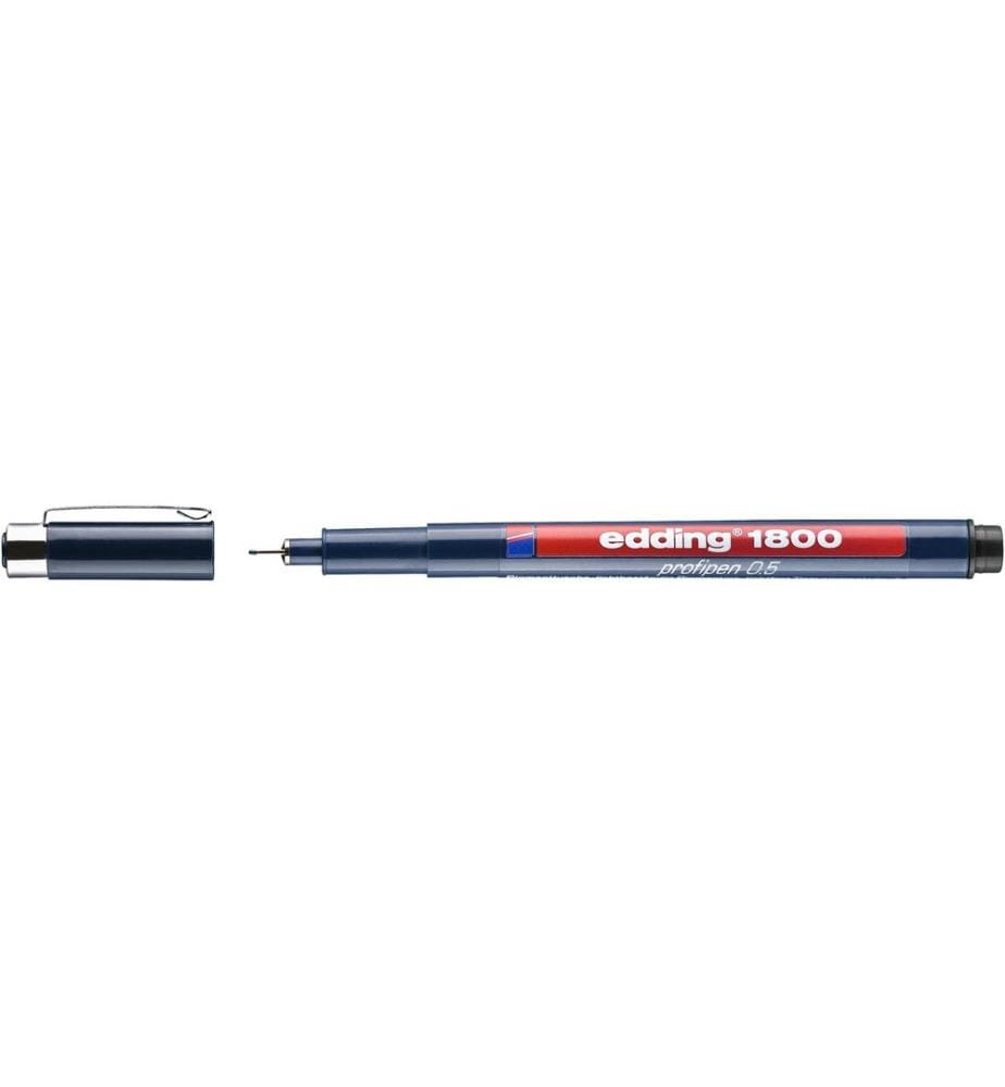 EDDING - Profipen 1800 0.5 mm, Noir