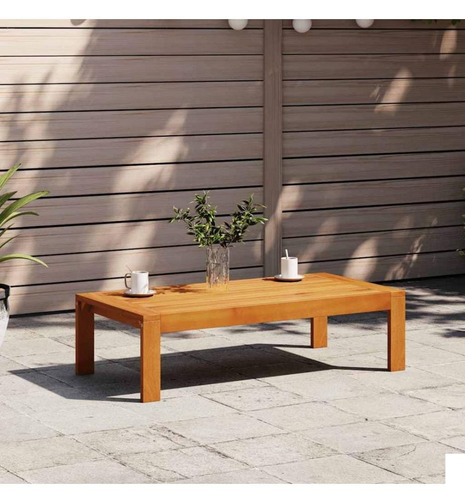 Table de jardin 100x50x27 cm bois d'acacia solide
