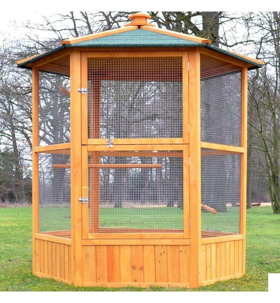 Volière Volière pour oiseaux Maxi hexagonale
