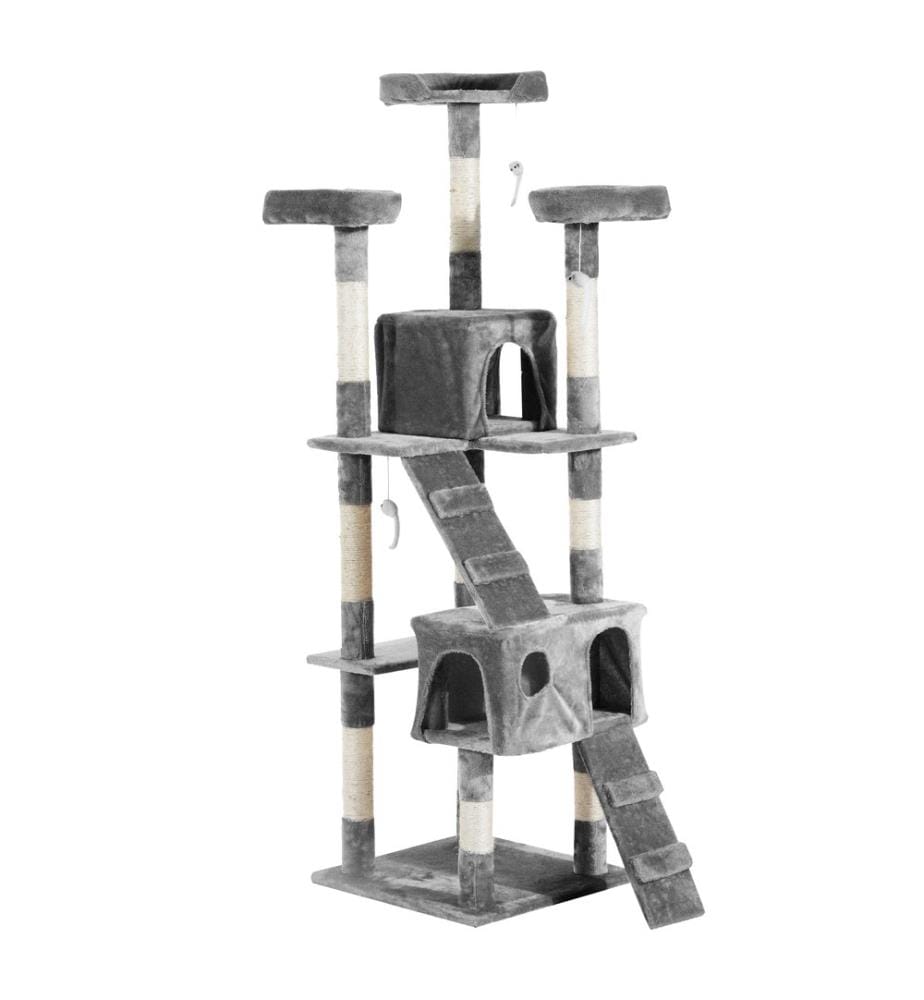 Arbre à chat avec grotte pour chats Échelle XXL 170 cm