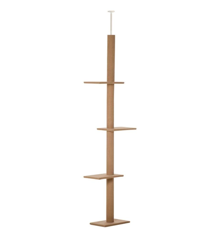 Arbre à chat Arbre à chat réglable en hauteur 43x27x228-260 cm
