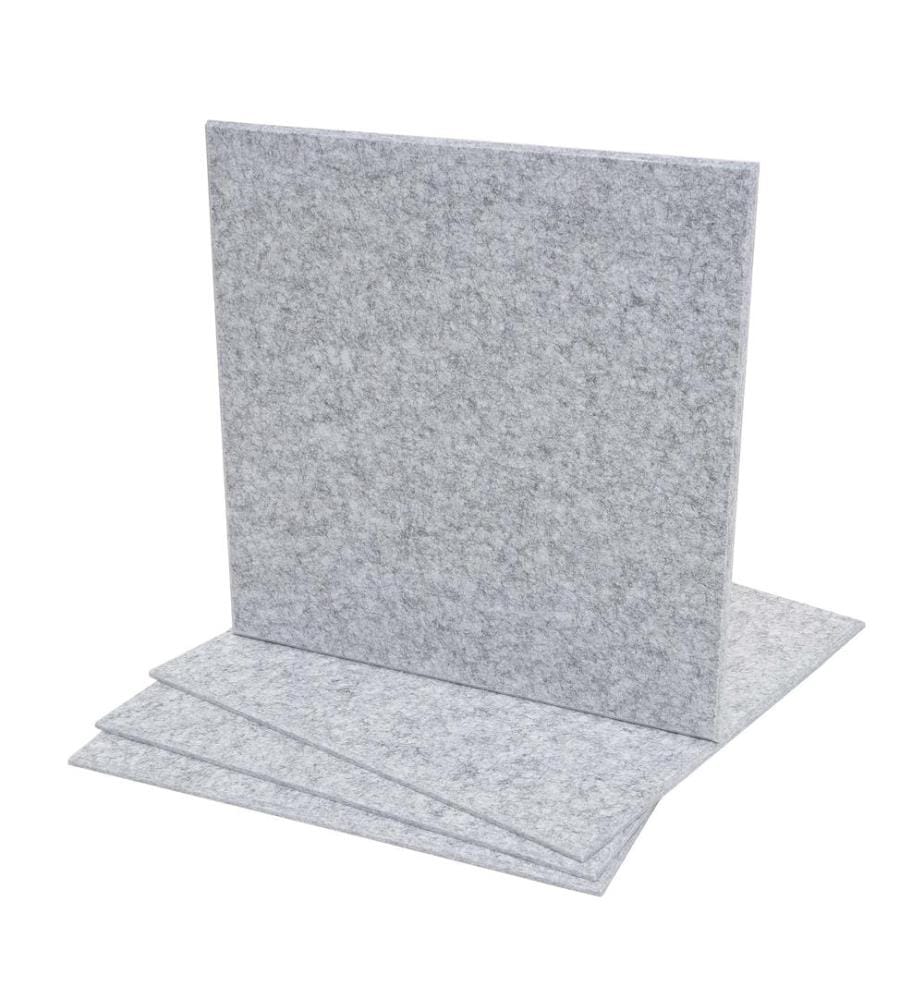 Lot de 4 panneaux muraux acoustiques 1m2 Panneaux muraux insonorisants 50x50 cm