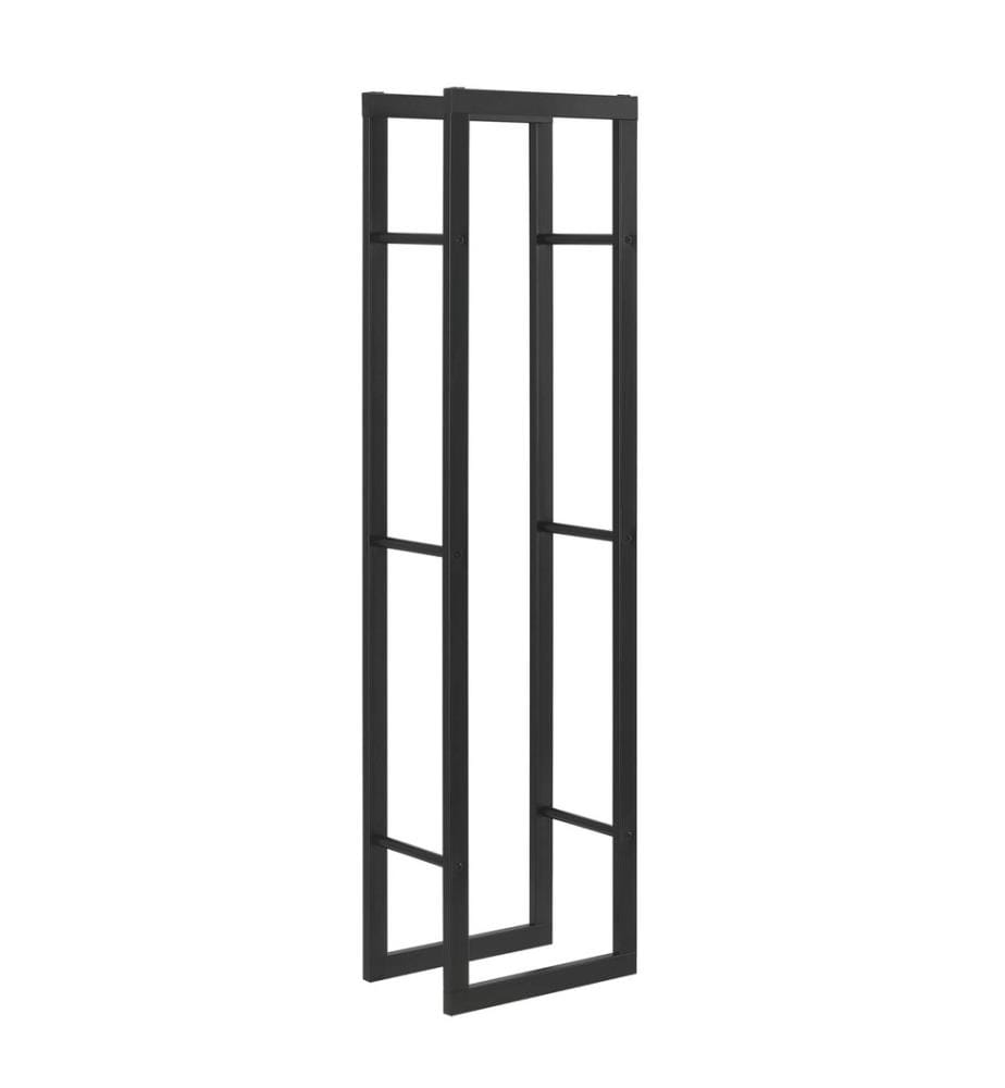 Étagère à bois de cheminée Étagère à bois de chauffage Kasan 40x150x25 cm Acier