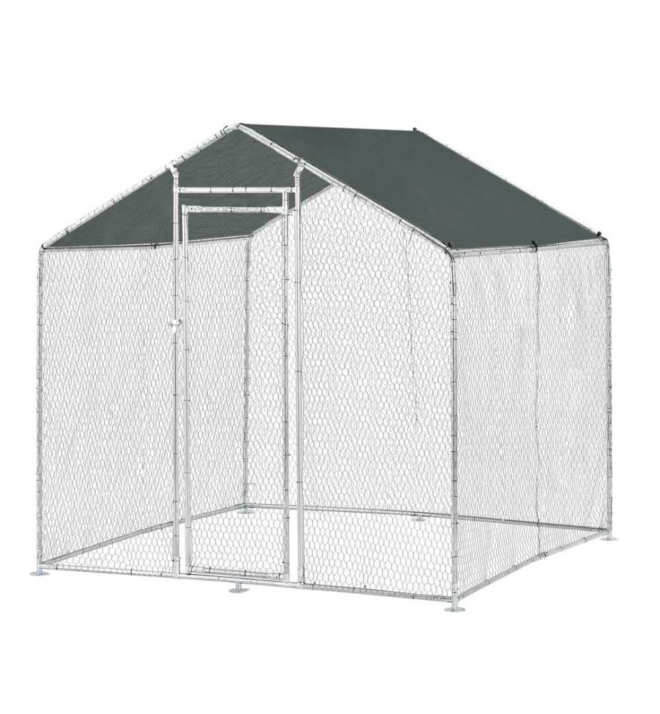 Enclos pour poissons-chats 2x2x2m avec protection solaire