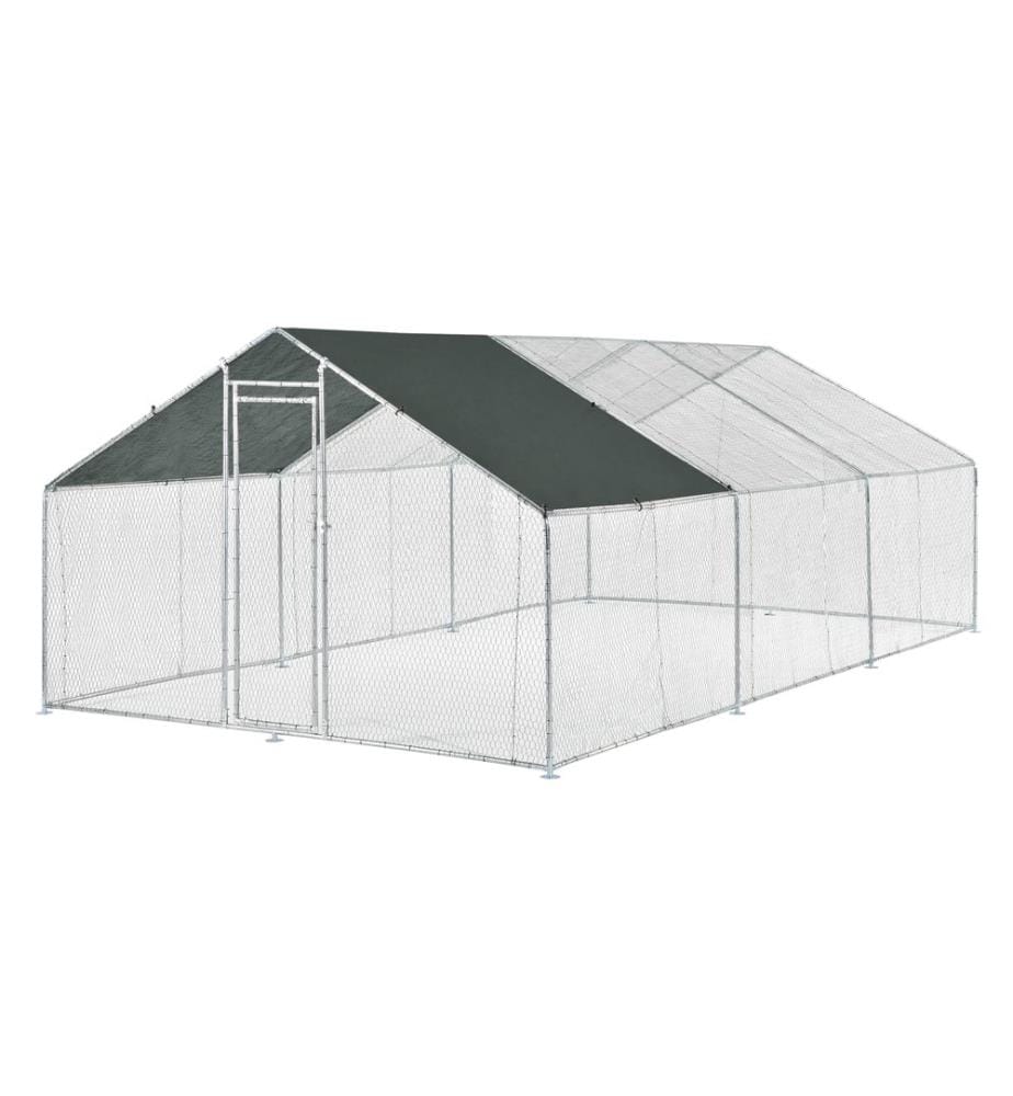 Enclos pour poissons-chats 3x6x2m avec protection solaire