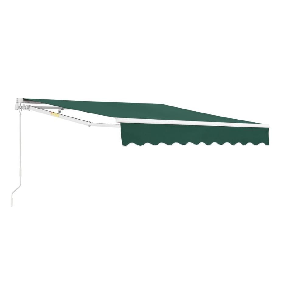 Store banne Bitonto 250x200 cm avec manivelle Vert foncé