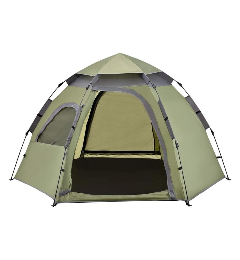 Tente de camping Nybro Pop Up tente dôme 240x205x140 cm vert