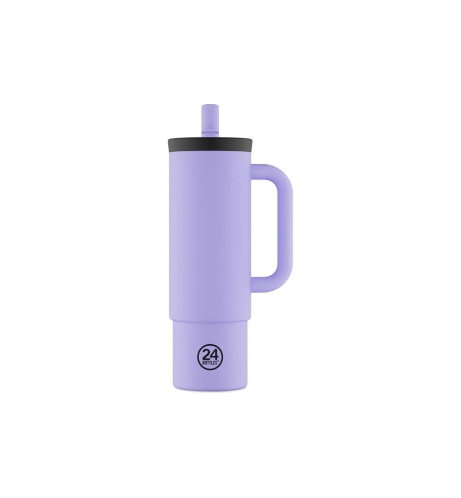 24BOTTLES - Gobelet isotherme Straw Cup 800 ml, Violet