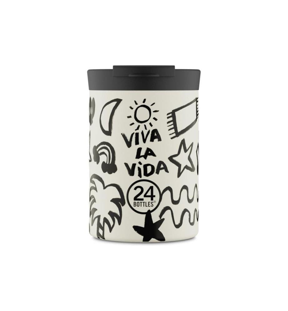 24BOTTLES - Gobelet isotherme Travel Tumbler 350 ml, Viva la Vida