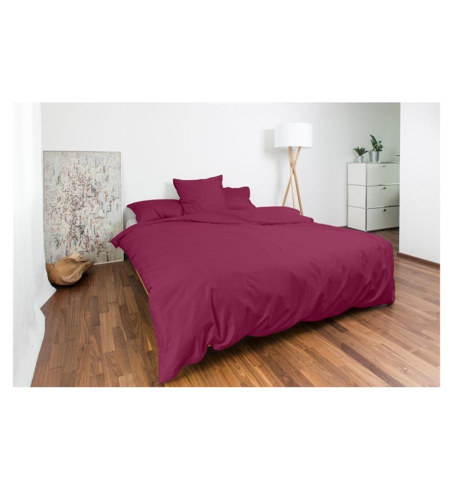 NIGHT FASHION - Housse de duvet Edi 200 x 210 cm, Mûre