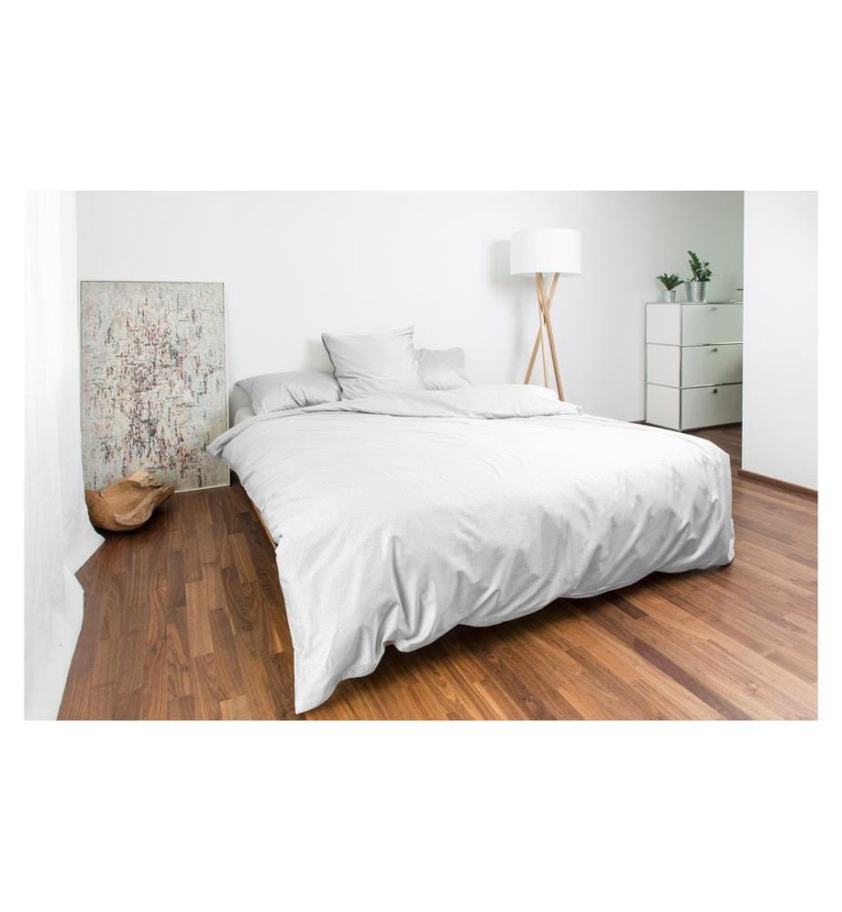 NIGHT FASHION - Housse de duvet Edi 240 x 240 cm, Blanc