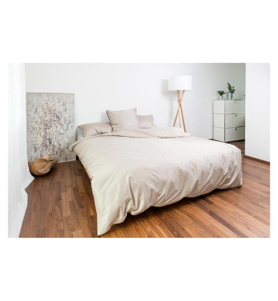 NOBILIUM - Housse de duvet Oni 200 x 210 cm, Taupe