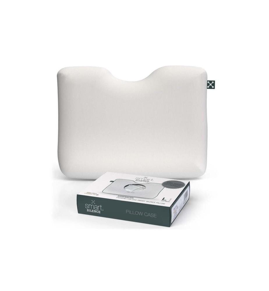 Smartsleep - Taie doreiller Silence L 54 x 40 x 12 cm, Blanc