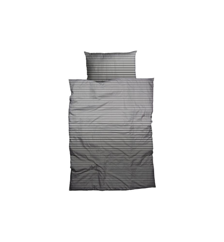 NOBILIUM - Housse de duvet Weilo 200 x 210 cm, anthracite/argent