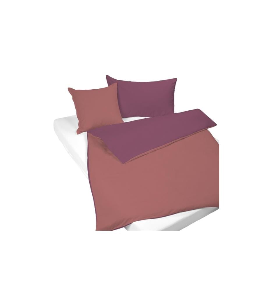NOBILIUM - Housse de duvet Mia 65 x 100 cm, Rosenholz/Mauve