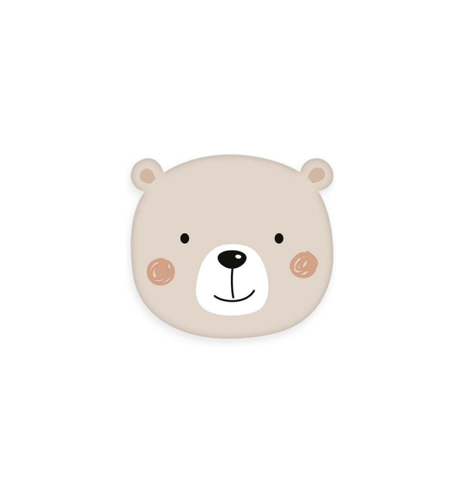 HERDING - Coussin Little Bear 33 x 36 cm, Beige