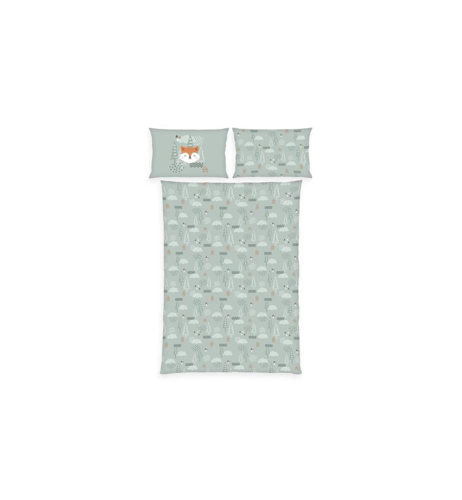 HERDING - Literie pour enfants Nordic Forest 100 x 135 cm + 40 x 60 cm