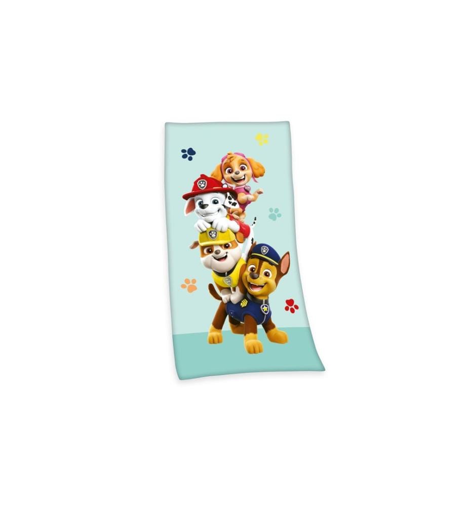 HERDING - Serviette de bain La pat patrouille 75 x 150 cm, Multicolore