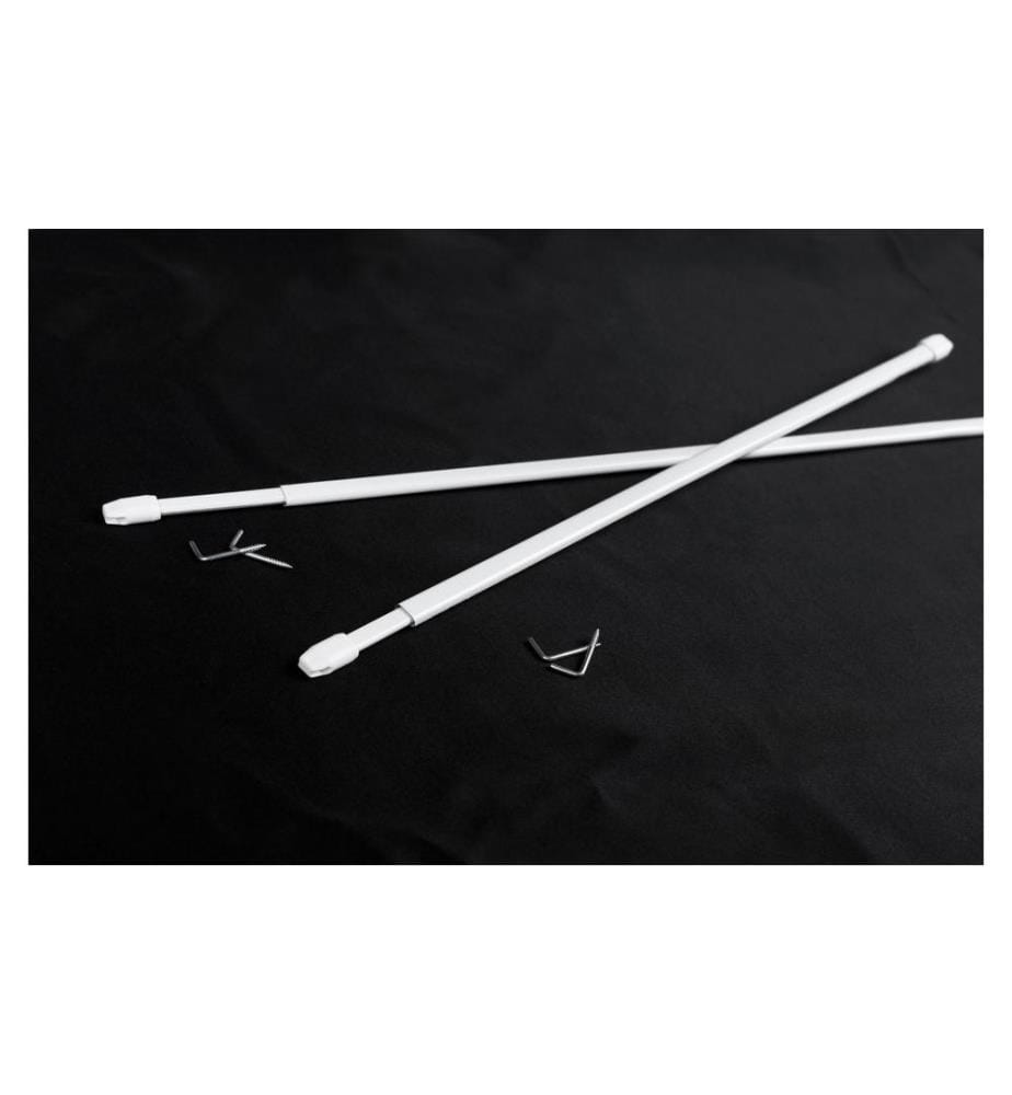 CASA LEON - Tringle de rideau 60-80 cm extensible, 2 pièces