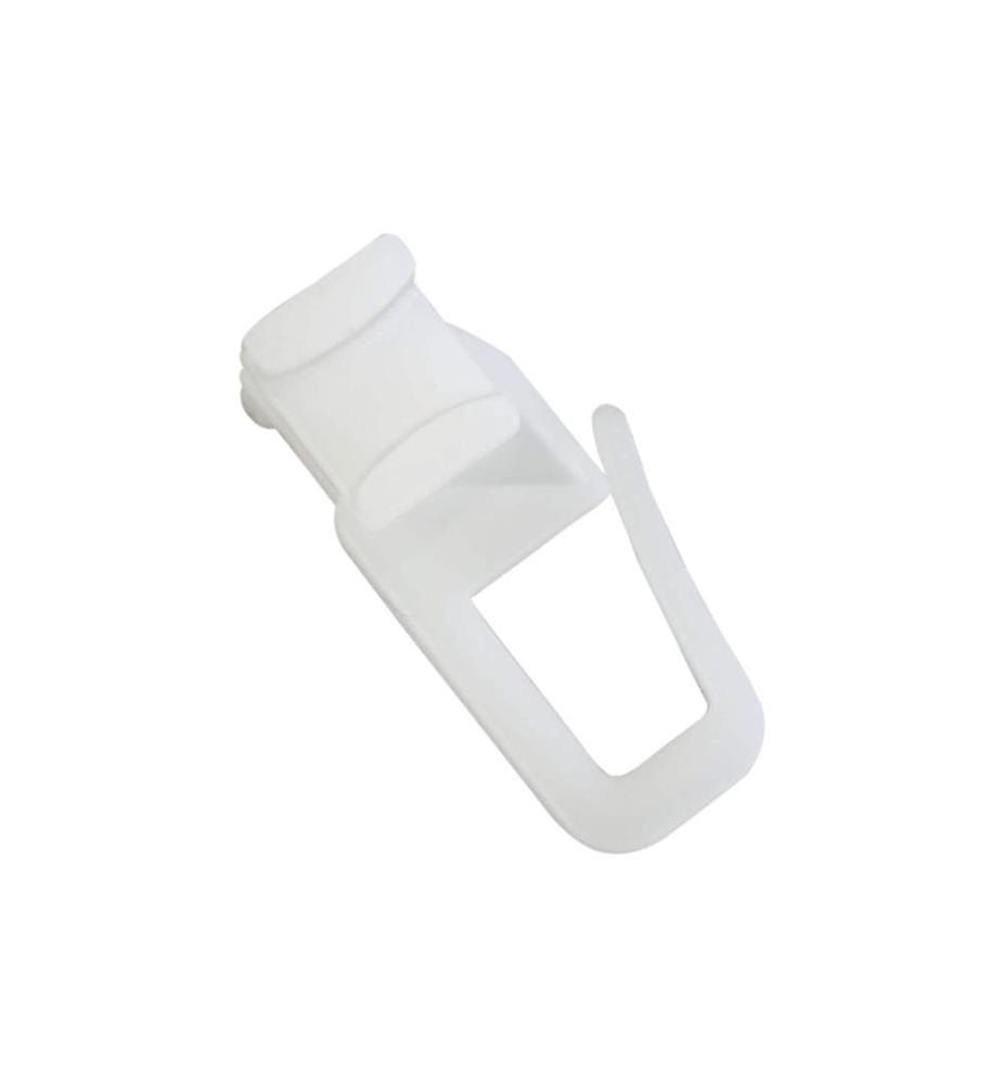 GARDINIA - Glisseur à illets Blanc, 25 pièces, 4 ou 6 mm