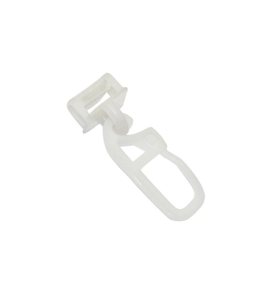 GARDINIA - Glisseur à illets Maxi click avec crochets à plis 20 pièces, blanc