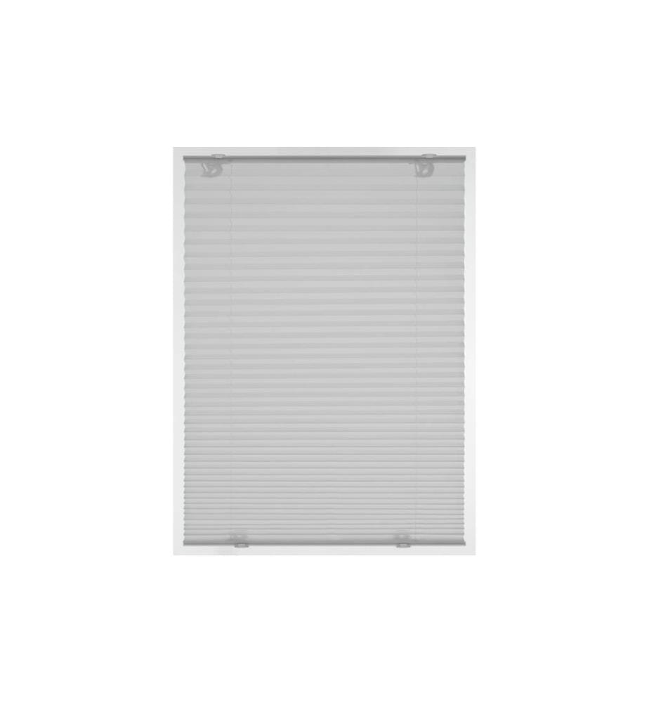 GARDINIA - Plissée Solo avec ventouses, opaque 50 x 130 cm, Gris