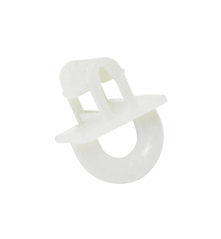 GARDINIA - Glisseur à illets Mini-clic 20 pièces blanches