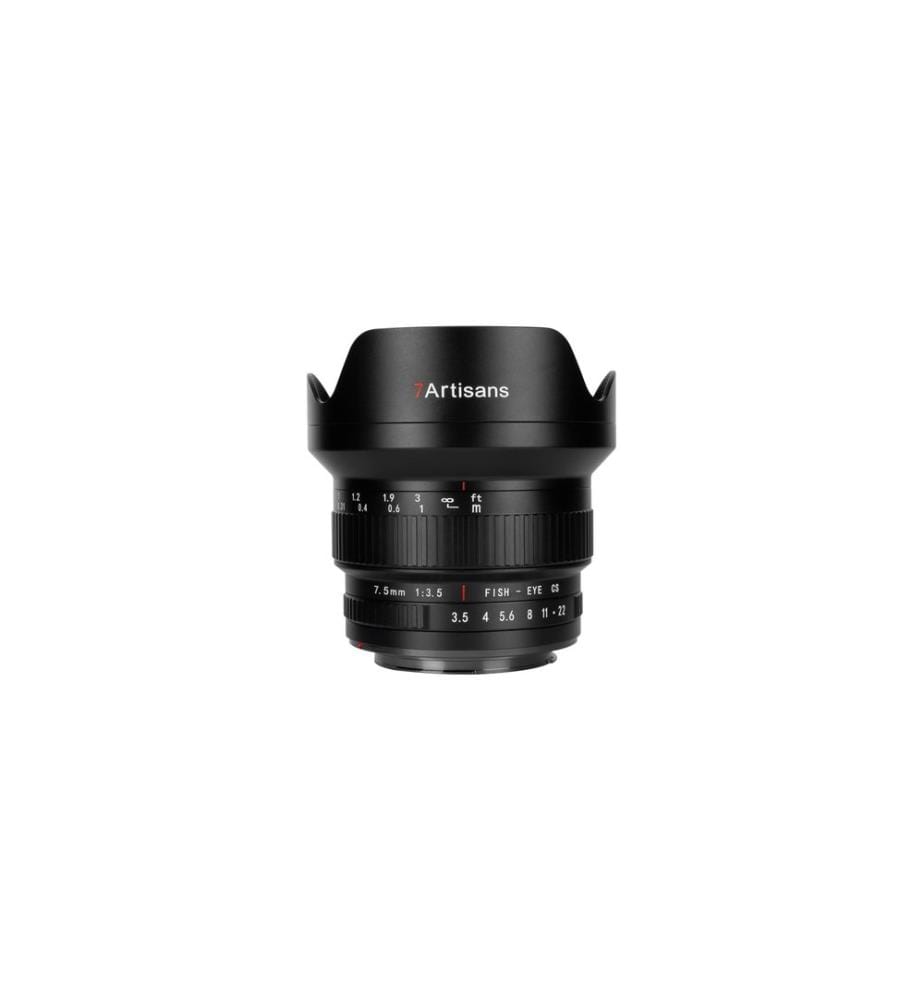 7ARTISANS - Longueur focale fixe 7.5mm F/3.5 Ultra Wide APS-C  Canon EF