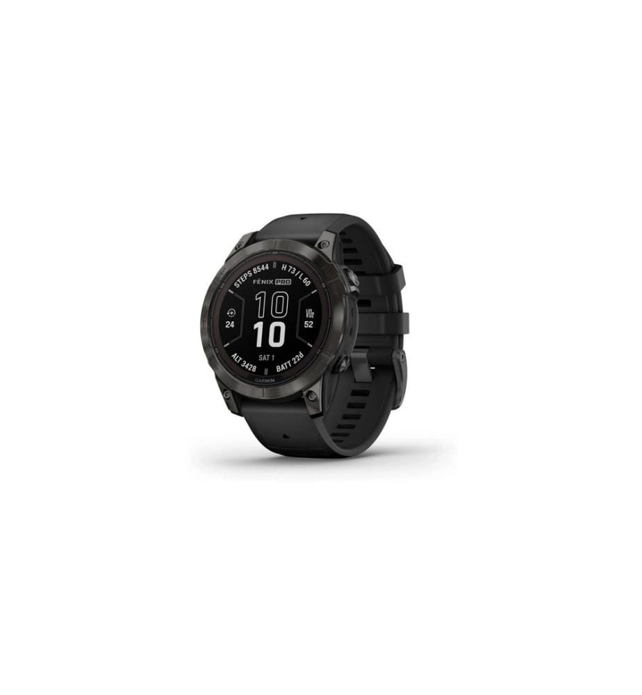 GARMIN - Montre de sport Fenix 7 Pro Sapphire Solar Edition Anthracite