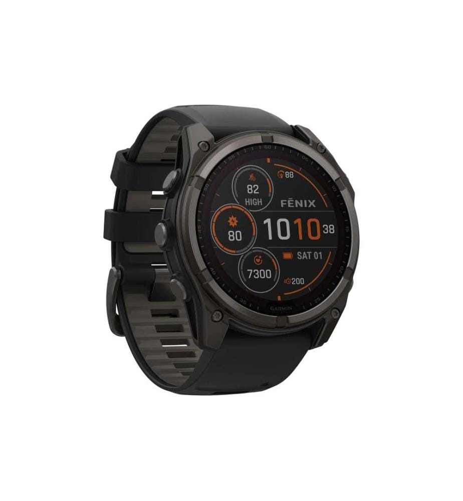 GARMIN - Montre de sport Fenix 8 Solar Sapphire, 51 mm Noir
