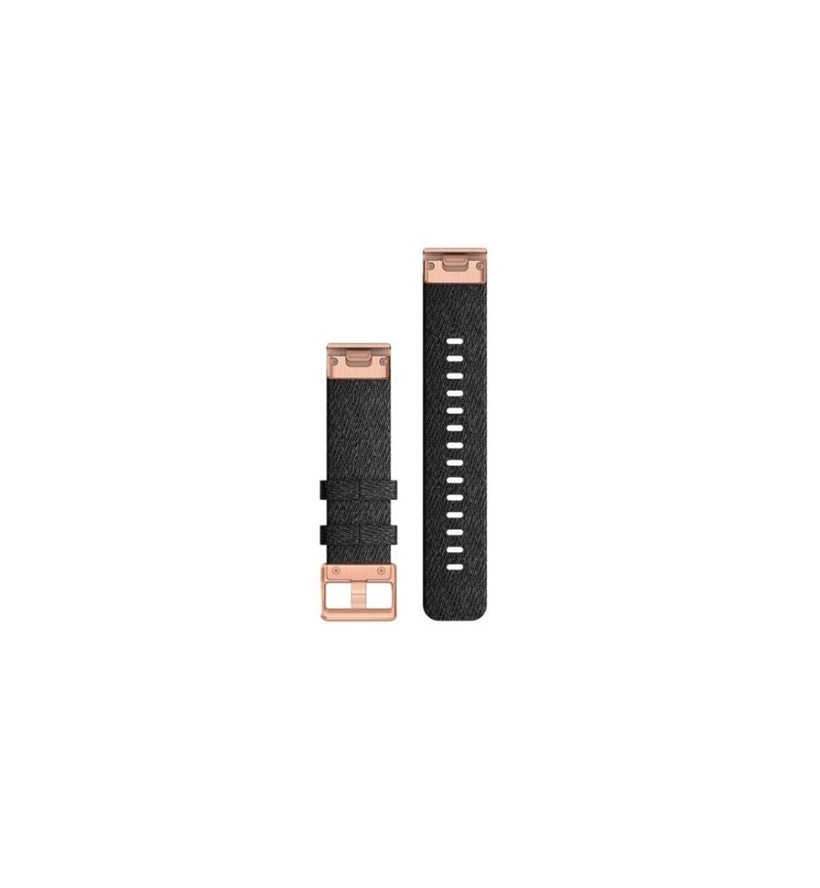 GARMIN - Bracelet QuickFit, 20 mm Nylon/Or/Rose/Noir