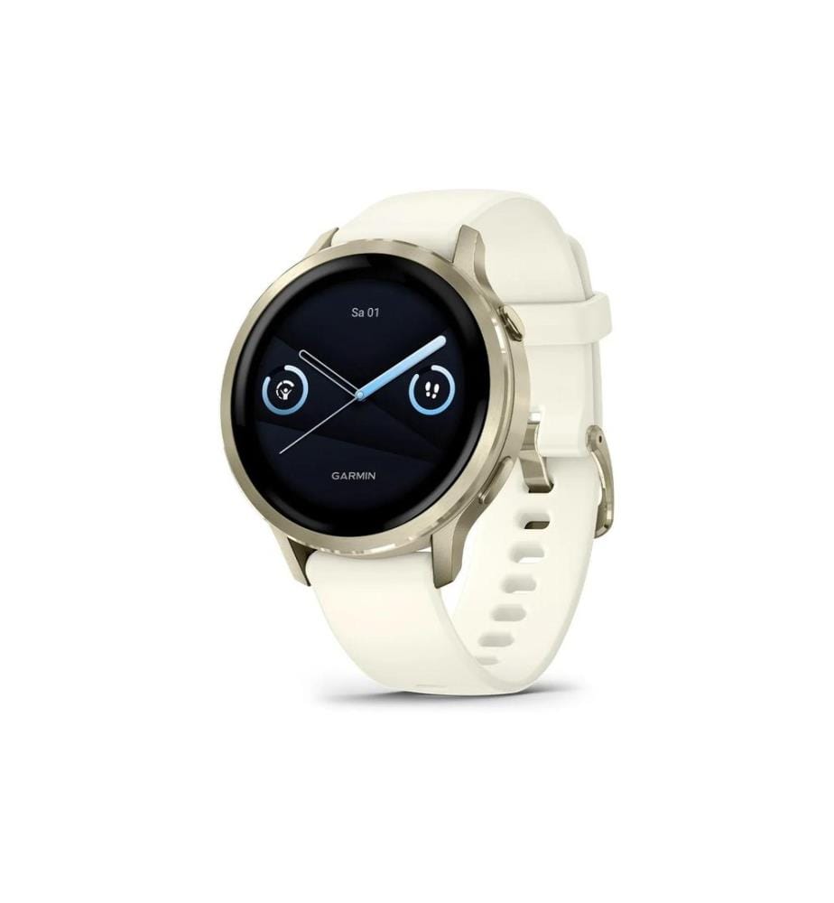 GARMIN - Montre de sport GPS Venu 4 - 41 mm Beige/Or