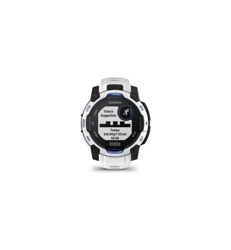 GARMIN - Montre de sport Instinct 3 Solar Noir/blanc