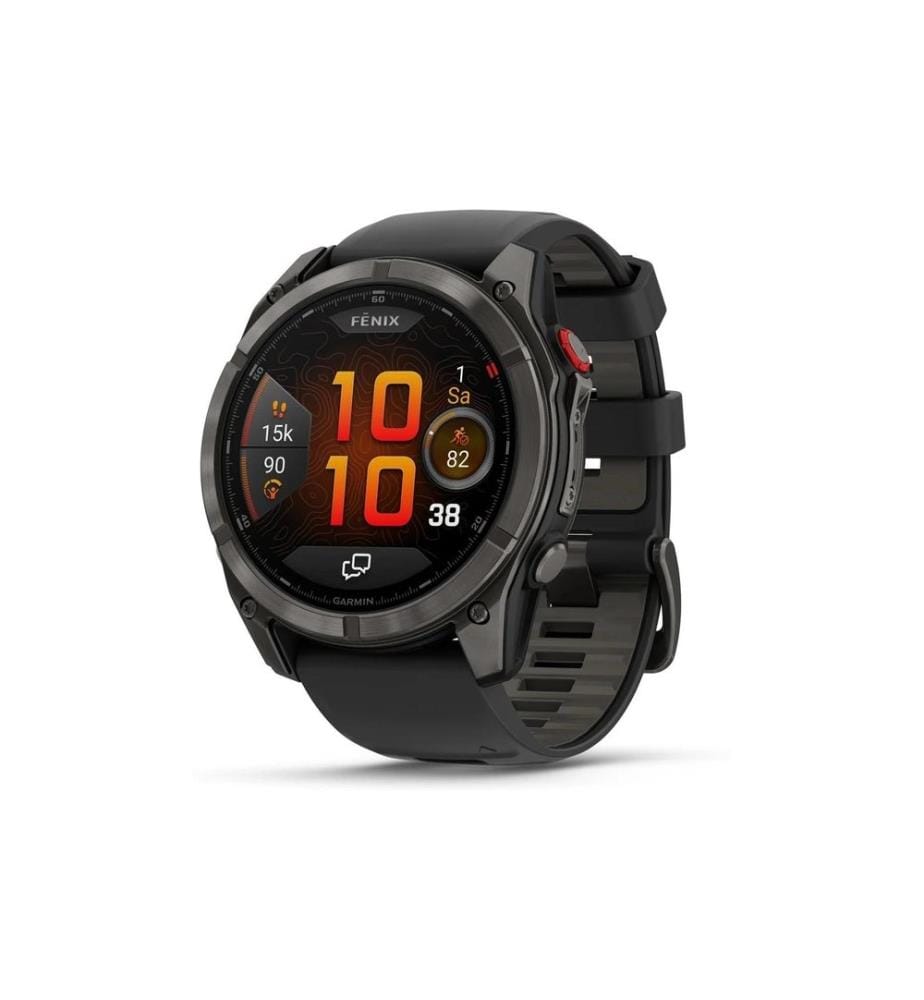 GARMIN - Montre de sport Fenix 8 Pro 51 mm Noir / Gris cierge