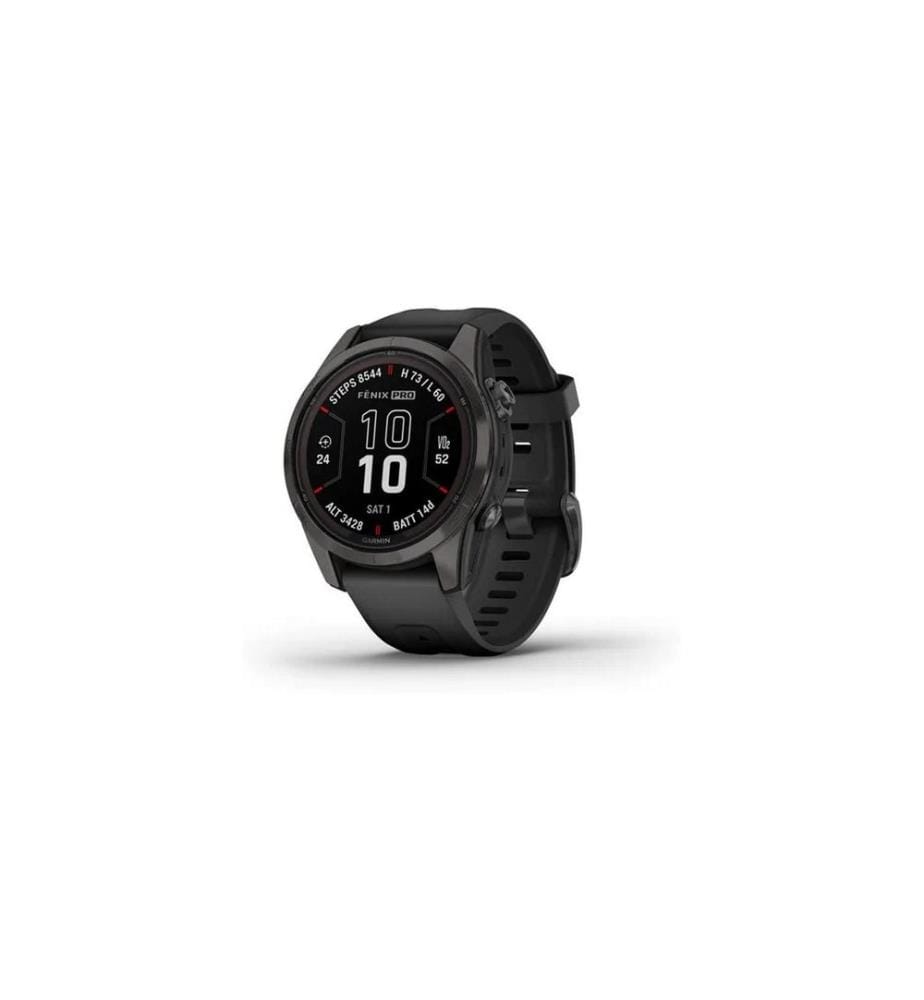 GARMIN - Montre de sport GPS Fenix 7S Pro Sapphire Solar Edition Noir