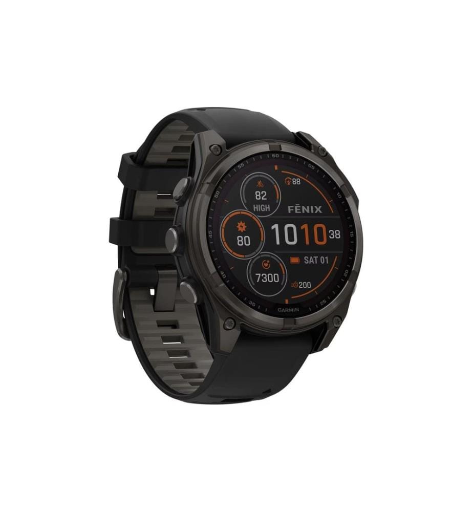 GARMIN - Montre de sport Fenix 8 Solar Sapphire, 47 mm Noir