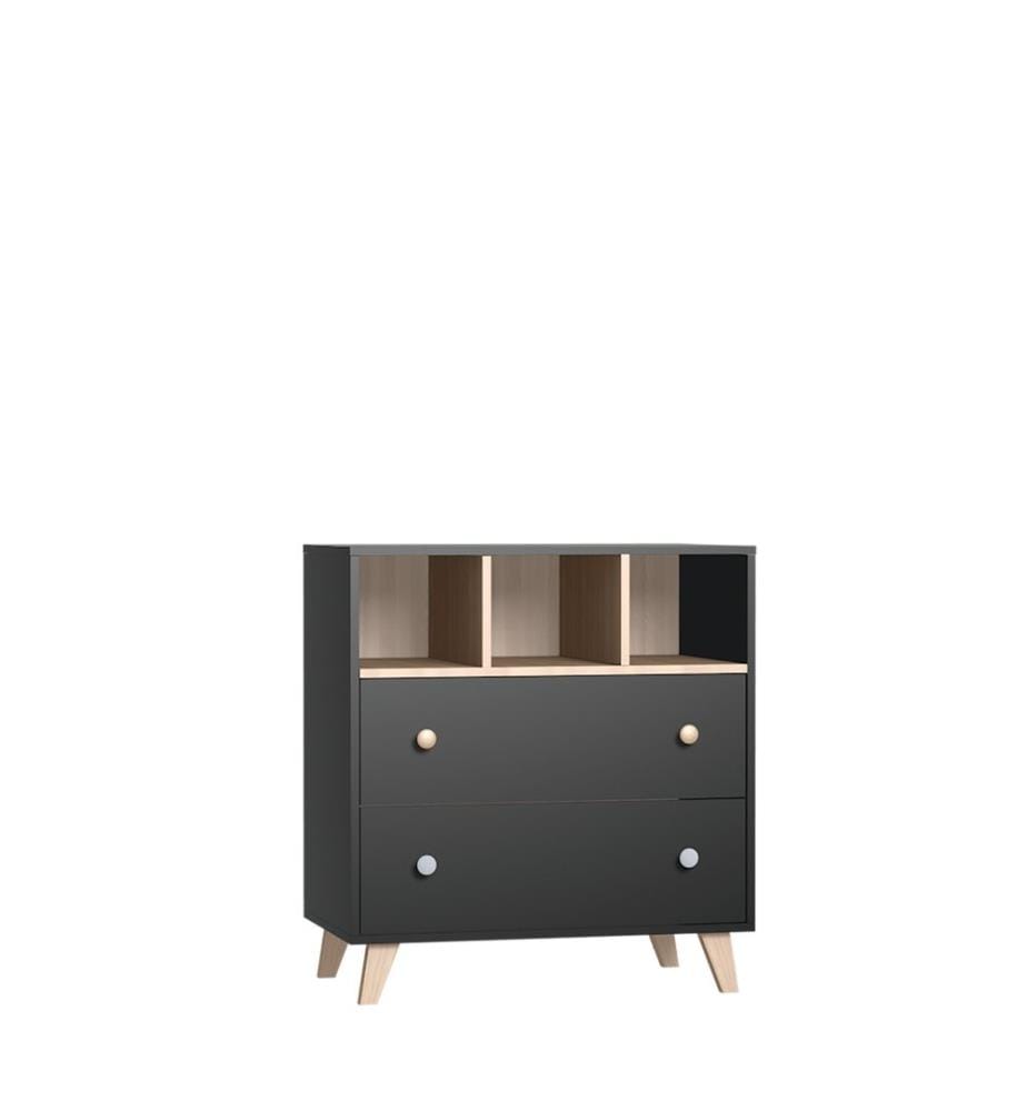 Colette Commode avec plan à langer anthracite