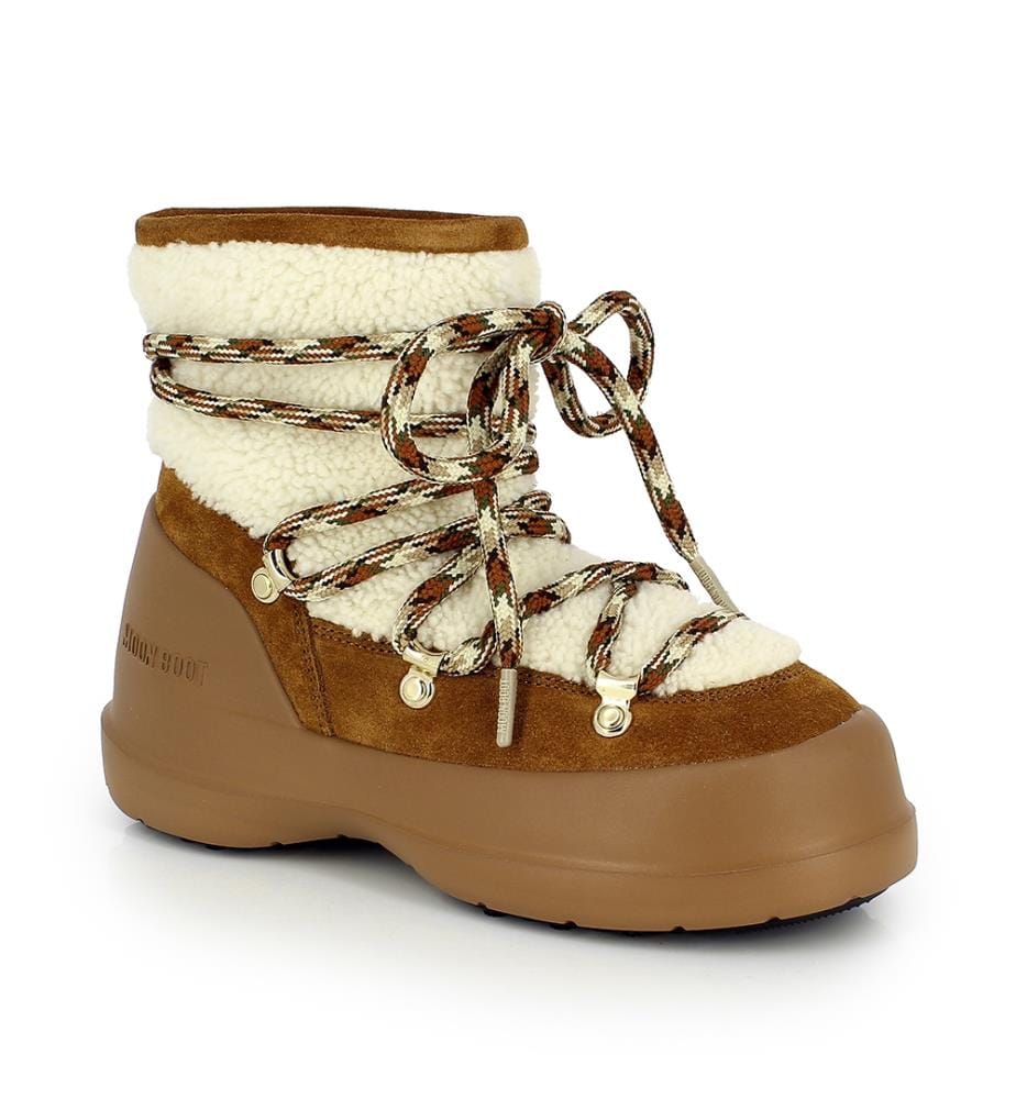 Bottes Après-Ski Luna Shearling - Brun et Blanc