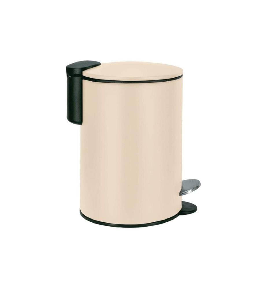 KLEINE WOLKE - Poubelle à pédale Silence 3 l, Beige sable